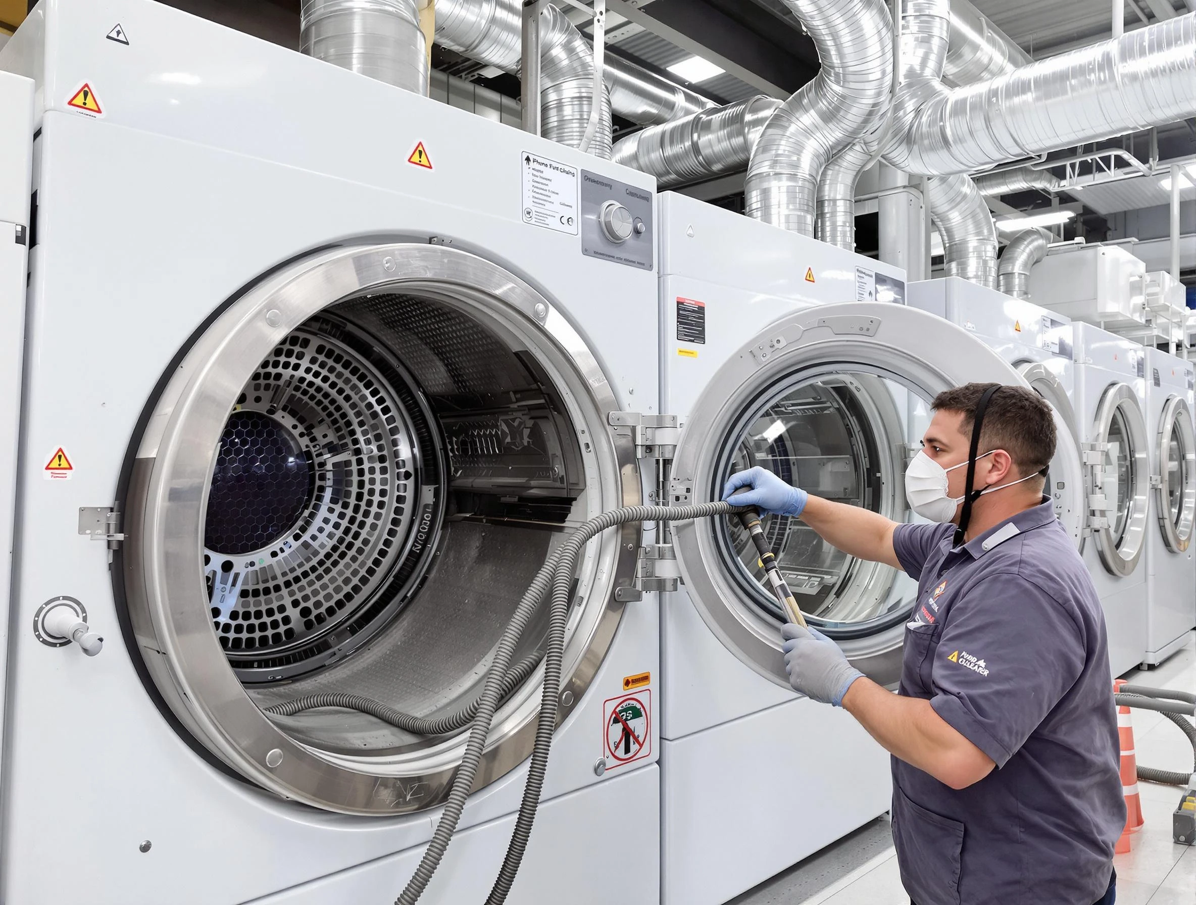 Industrial-grade dryer vent cleaning by Hampton Dryer Vent Cleaning in Hampton